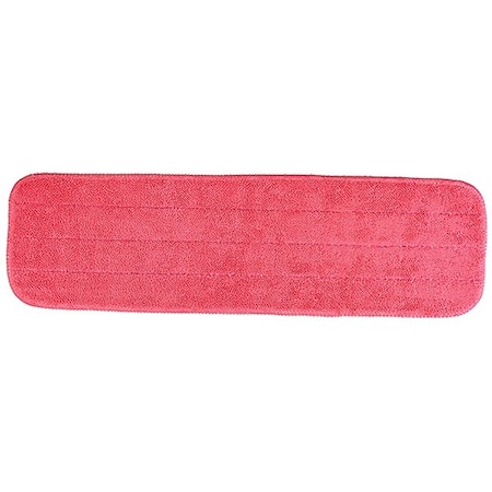 Monarch Microfiber Flat Wet Mop - 18" Red (12pk) M830018R